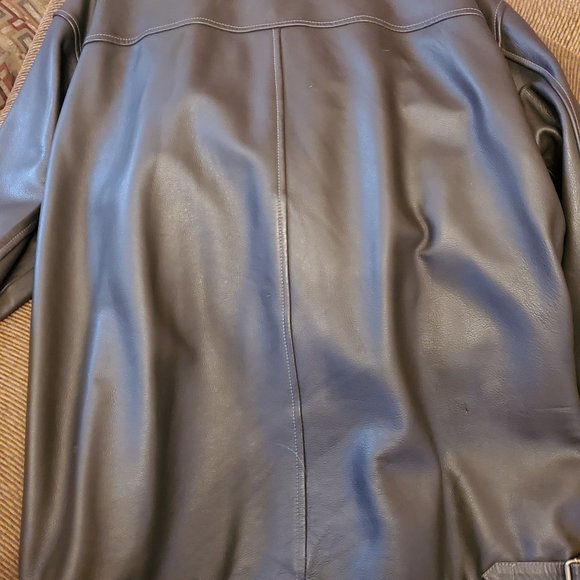 Dark Brown Coronado concealed carry leather jacket size 54 - Picture 5 of 5